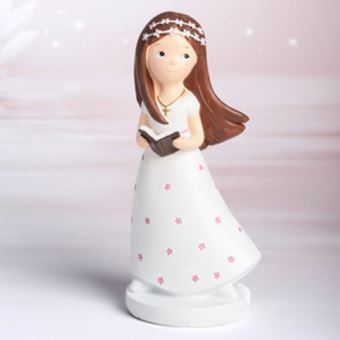 Picture of GIRL HOLY COMMUNION TOPPER H15.5CM